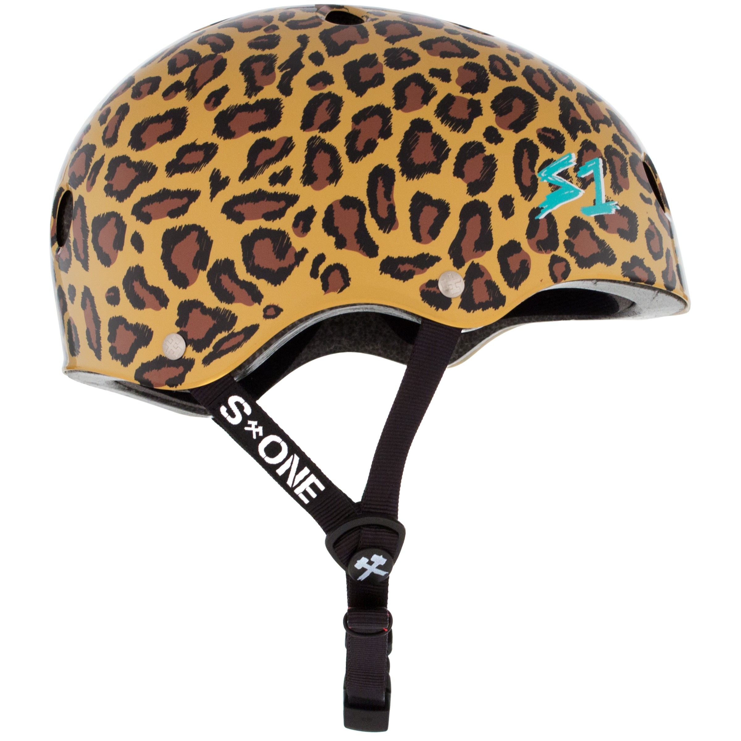 S1 Helmet Co. Lifer Helmet X Moxi Leopard Print Protective Gear Helmets