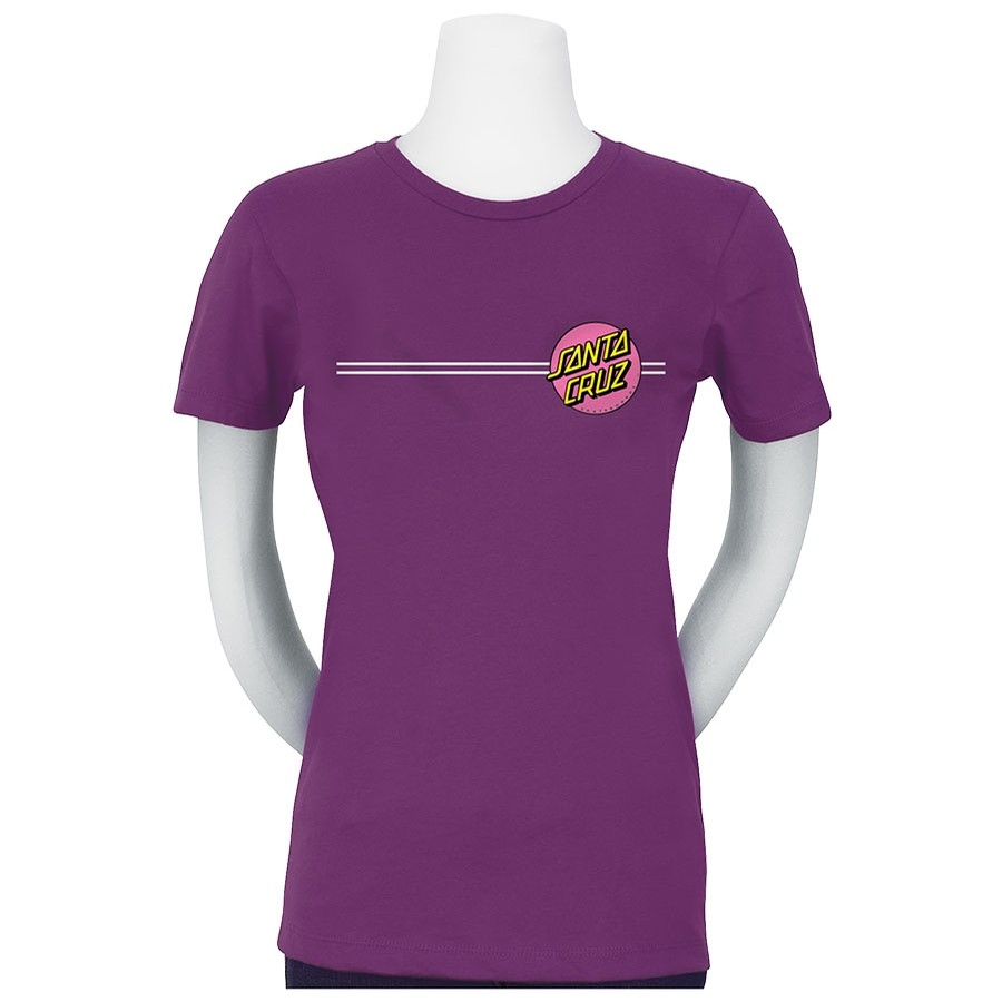 Other Dot S/S Fitted Purple Berry Girls T-Shirt