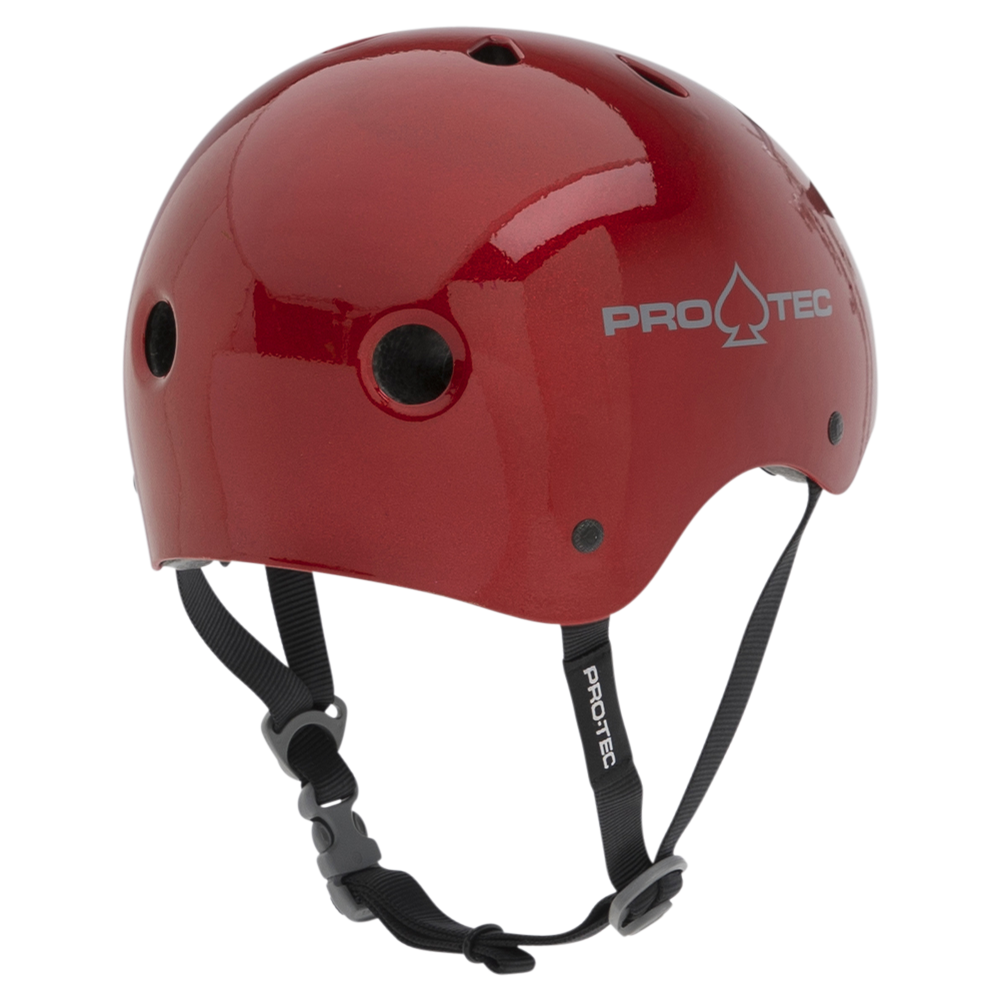 ProTec Classic Certified Red Metal Flake Helmet Helmets at TriStar