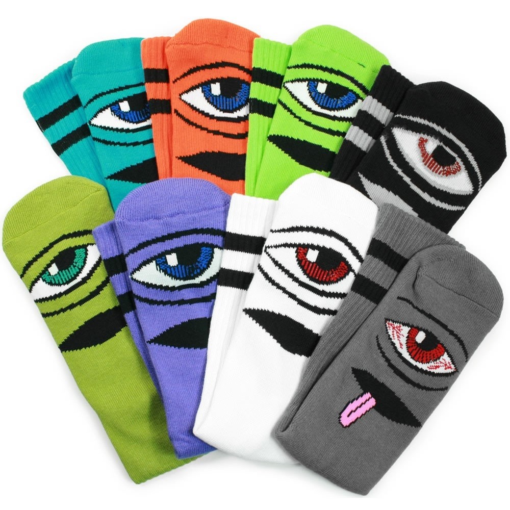 Toy Machine Bloodshot Eye Sock Accesories Socks at TriStar Skateboards