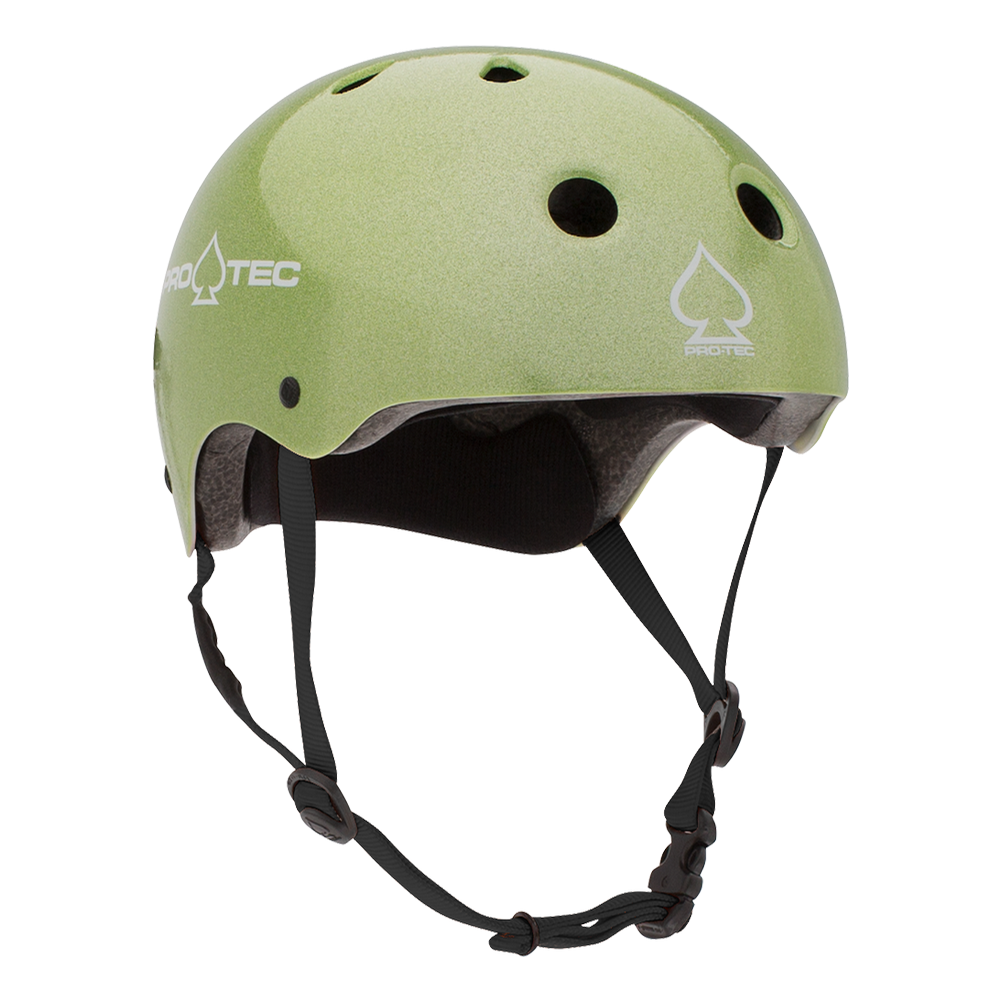 ProTec Classic Skate Green Flake Helmet Helmets at TriStar Skateboards