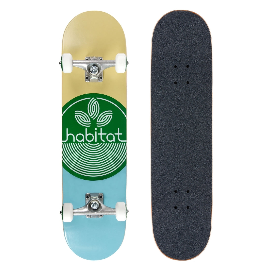 Forkæl dig mangfoldighed hjul Habitat Leaf Dot Complete Skateboard Completes at Tri-Star Skateboards