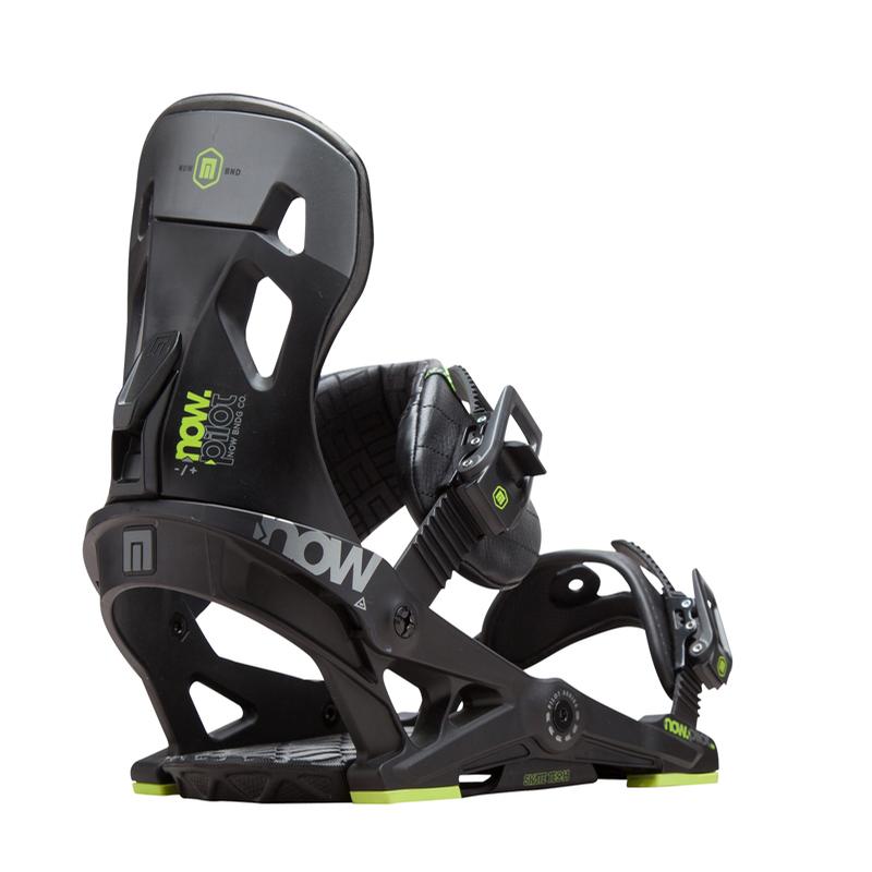 NOW 2018 Pilot Black Bindings at Underground Snowboards