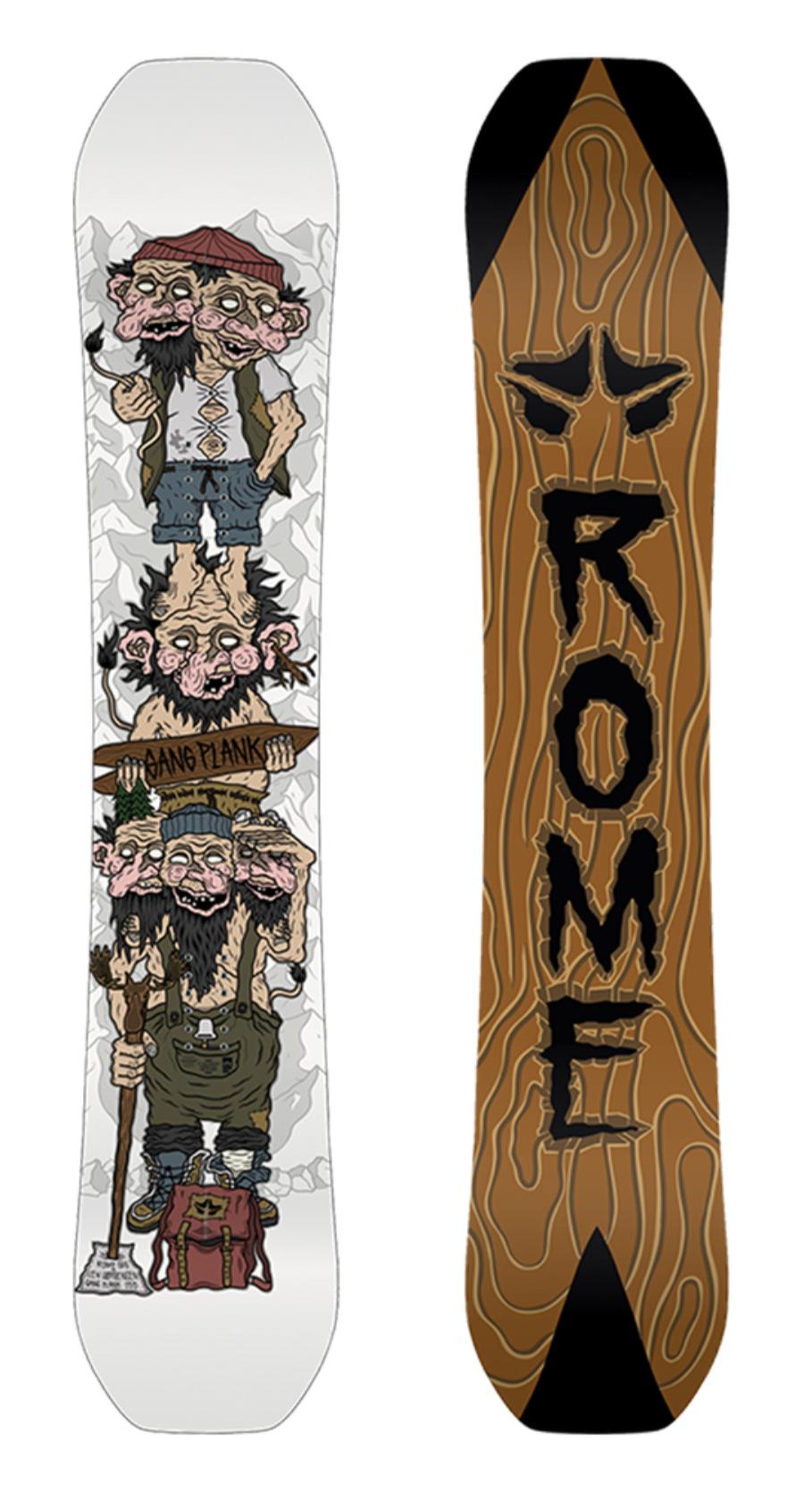 スノーボード 板 メンズ ROME SDS ローム GANG-PLANK 23-24