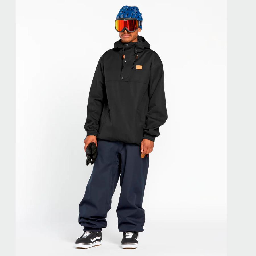 Volcom Longo 20K Pullover (Black) at Underground Snowboards