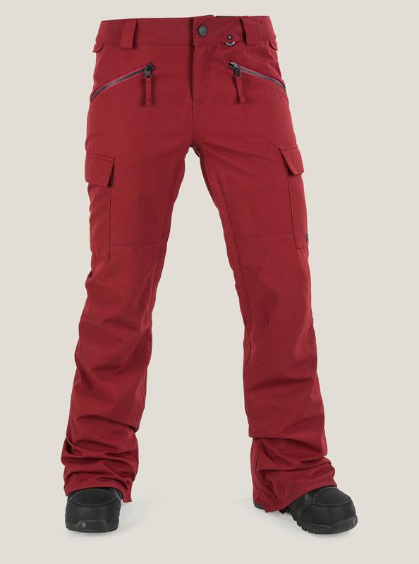 deep red jeans