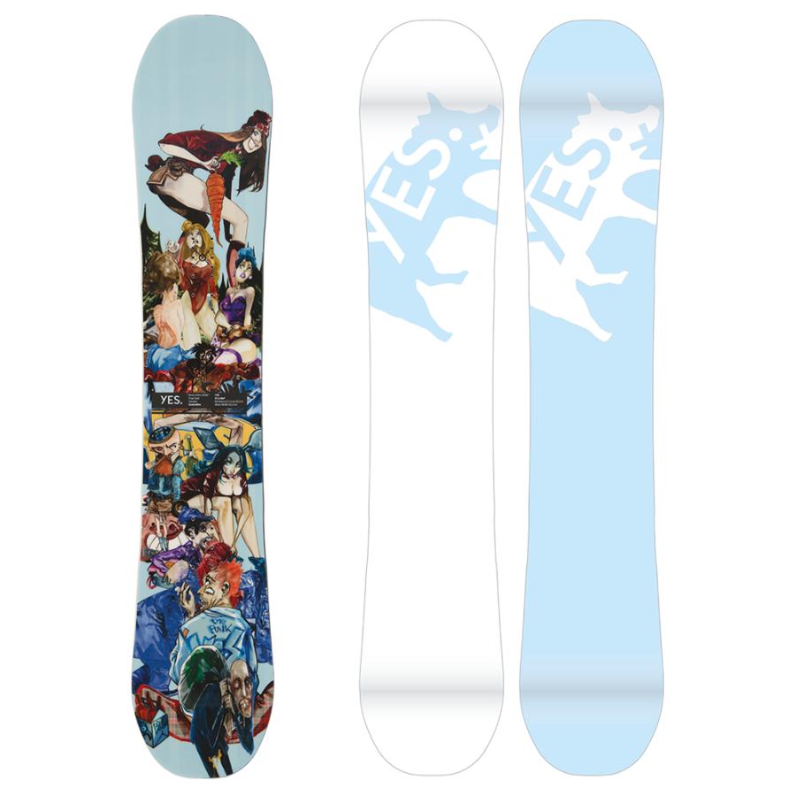 YES Snowboards Basic Uninc. RDM (2023) Snowboards at Underground Snowboards