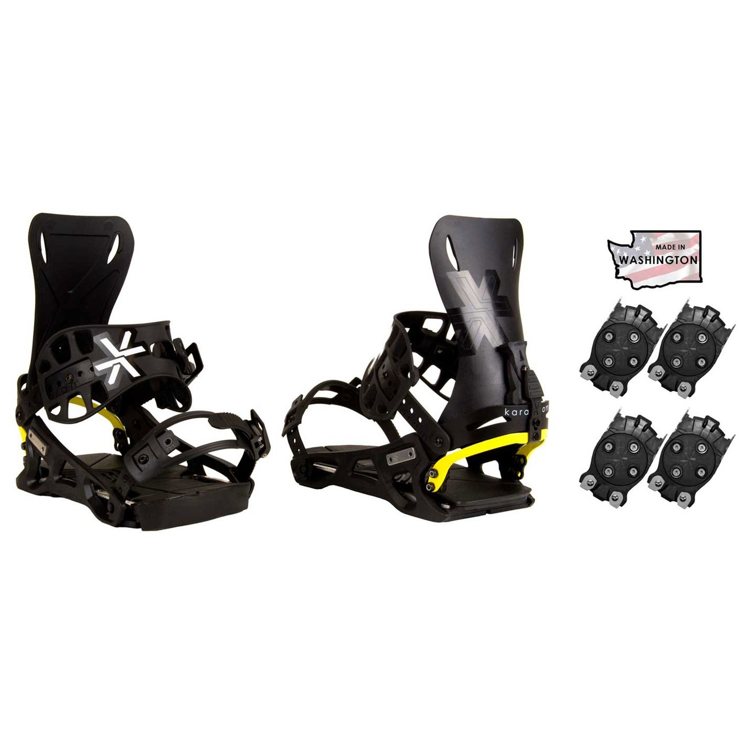 Karakoram PRIME Connect R + 2 Sets Quiver Connectors Bindings at  Underground Snowboards