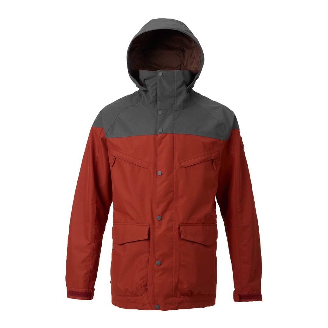 Burton Snowboards 2018 Breach Jacket - Fired Brick/Faded at Underground ...