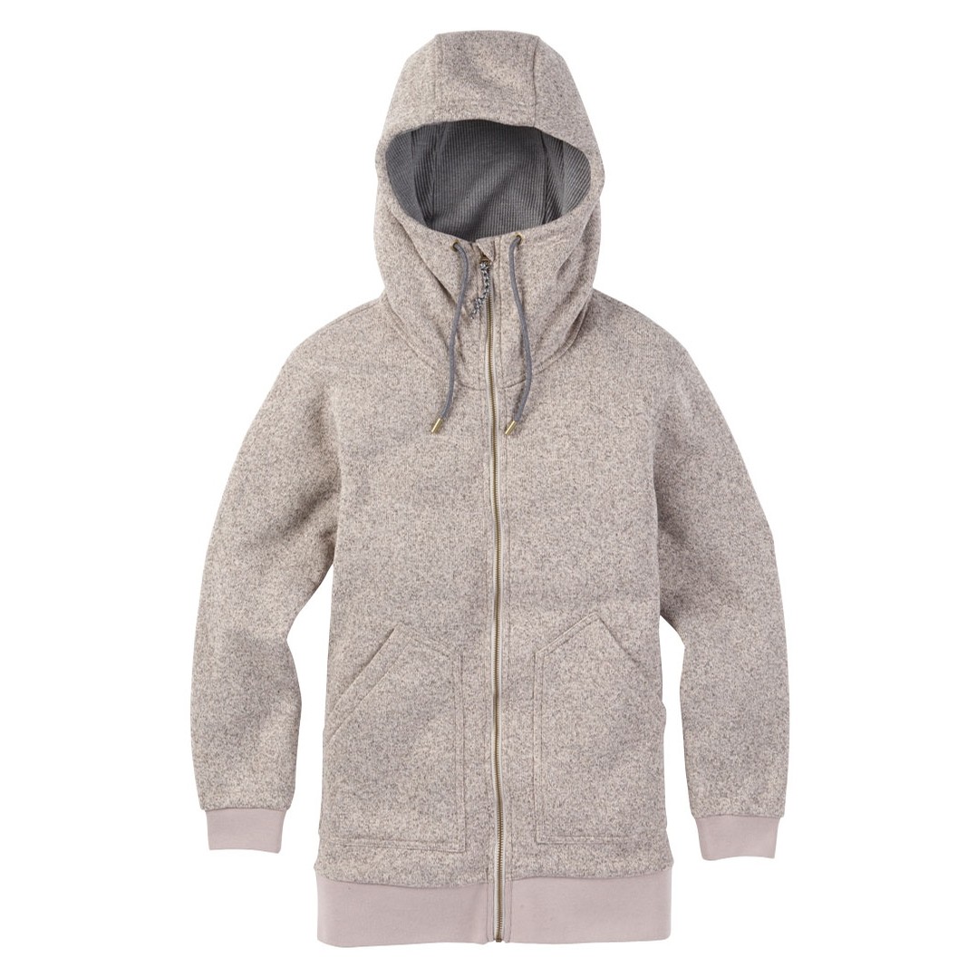 Burton Snowboards Minxy Full Zip Dove Heather at Underground Snowboards