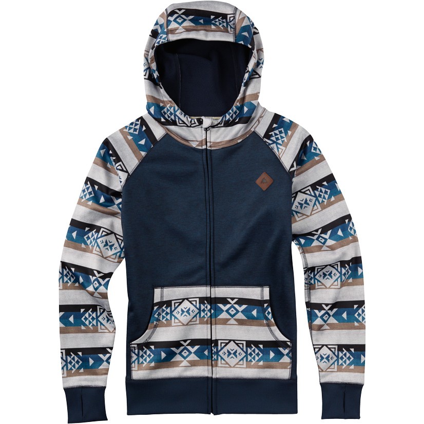 Burton Snowboards Scoop Hoodie Banded Geo Small at Underground Snowboards