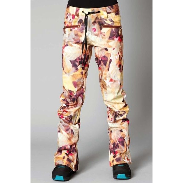 Nikita Decaf Pant Coffee Multi Color Print Pants at Underground Snowboards