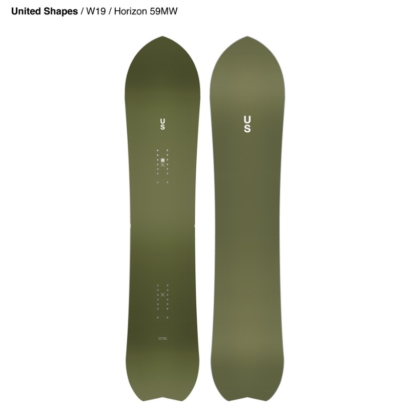 United Shapes 2019 Horizon Series Snowboards at Underground