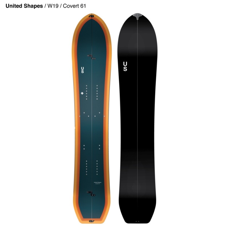 United Shapes 2019 Covert Series Snowboards at Underground Snowboards