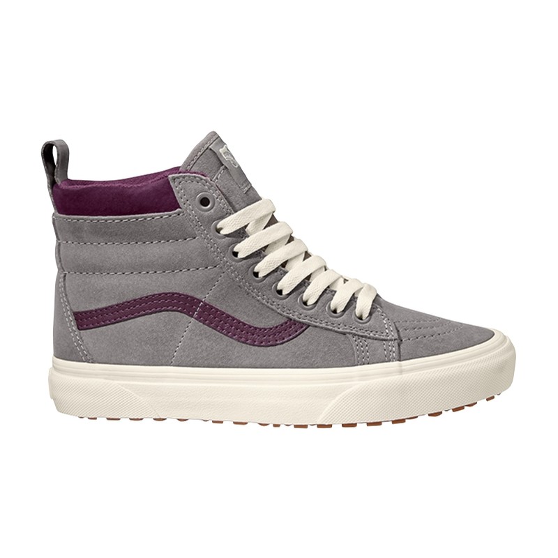 High top vans grey womens sale