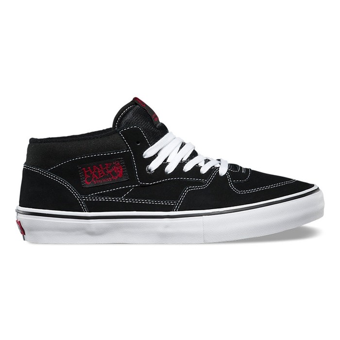 Vans Half Cab Pro - Black/White/Red Men 