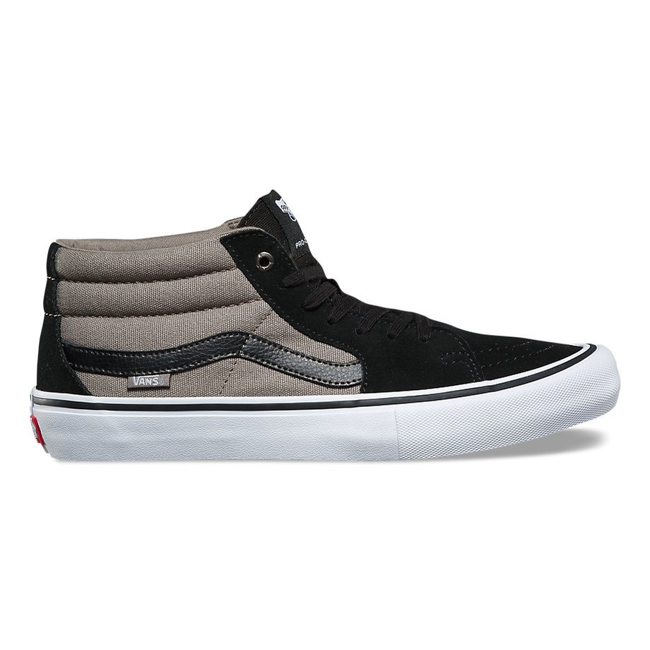 Vans Sk8 Mid Pro Black Fallen Rock Men at Underground Snowboards