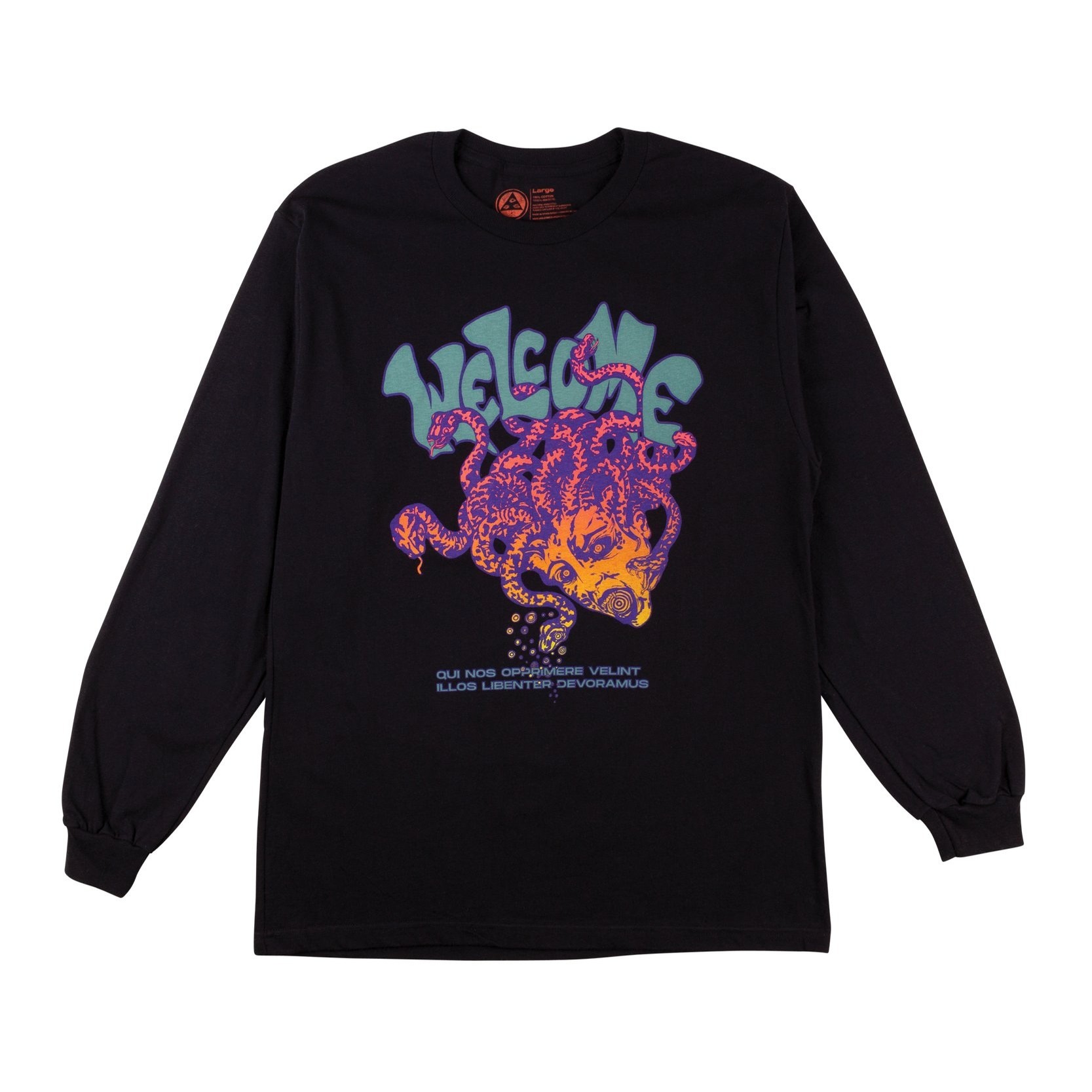 Medusa Premium Long Sleeve Tee (Black)