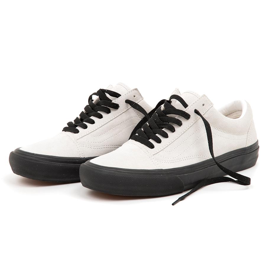 black suede vans white sole