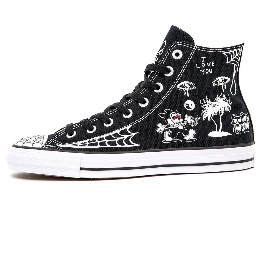 Converse CTAS Pro SP Hi (Black / White / White) Men�s at