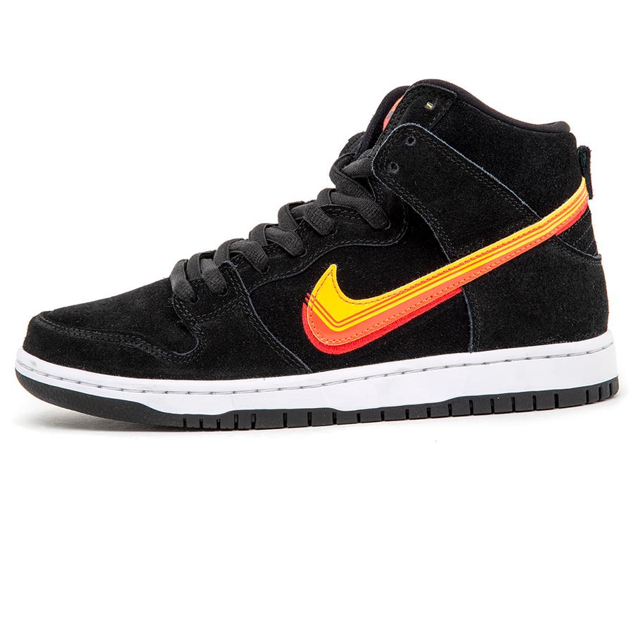 black and gold nike high tops