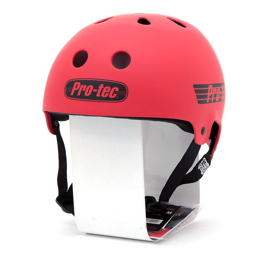 ProTec Old School Skate Helmet (Matte Metallic Red) Helmet at Uprise