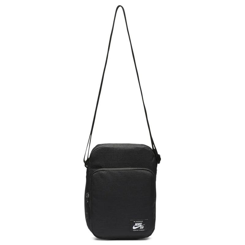 Nike SB Heritage Crossbody Bag (Black) Accessories Bags at Uprise