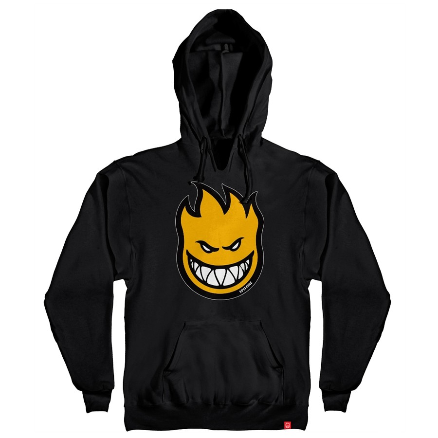 black yellow sweatshirt