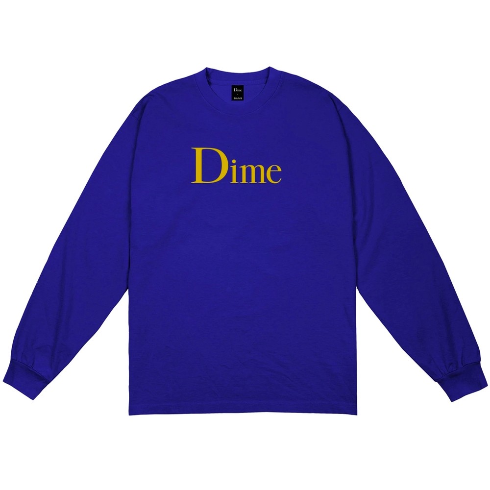 Classic Logo Long Sleeve Tee (Royal)