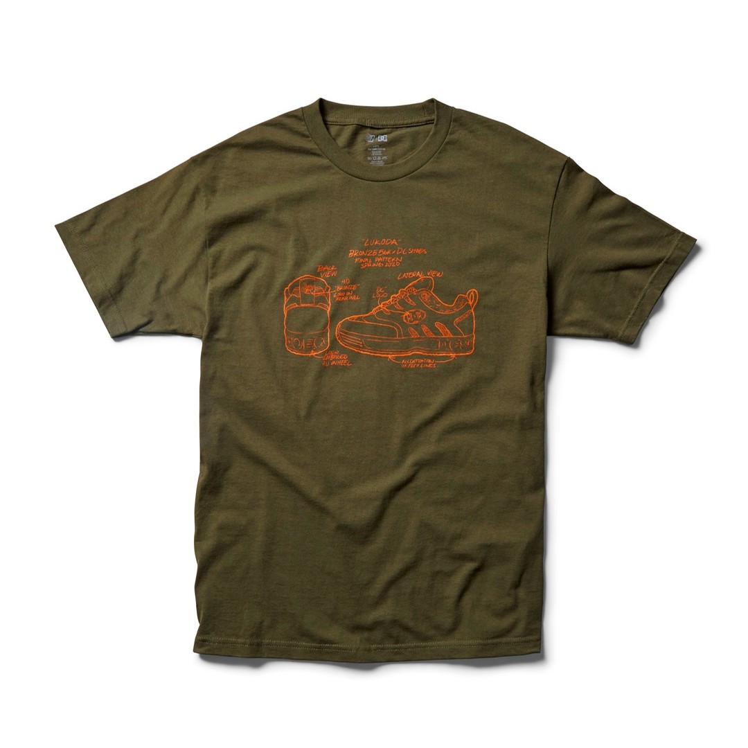 Dc Shoe Co Lukoda 56k T Shirt Olive T Shirts At Uprise