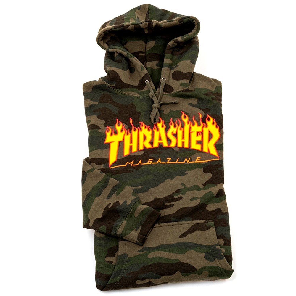thrasher camo pants