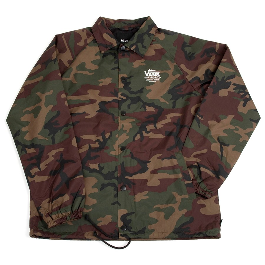 vans torrey jacket camo