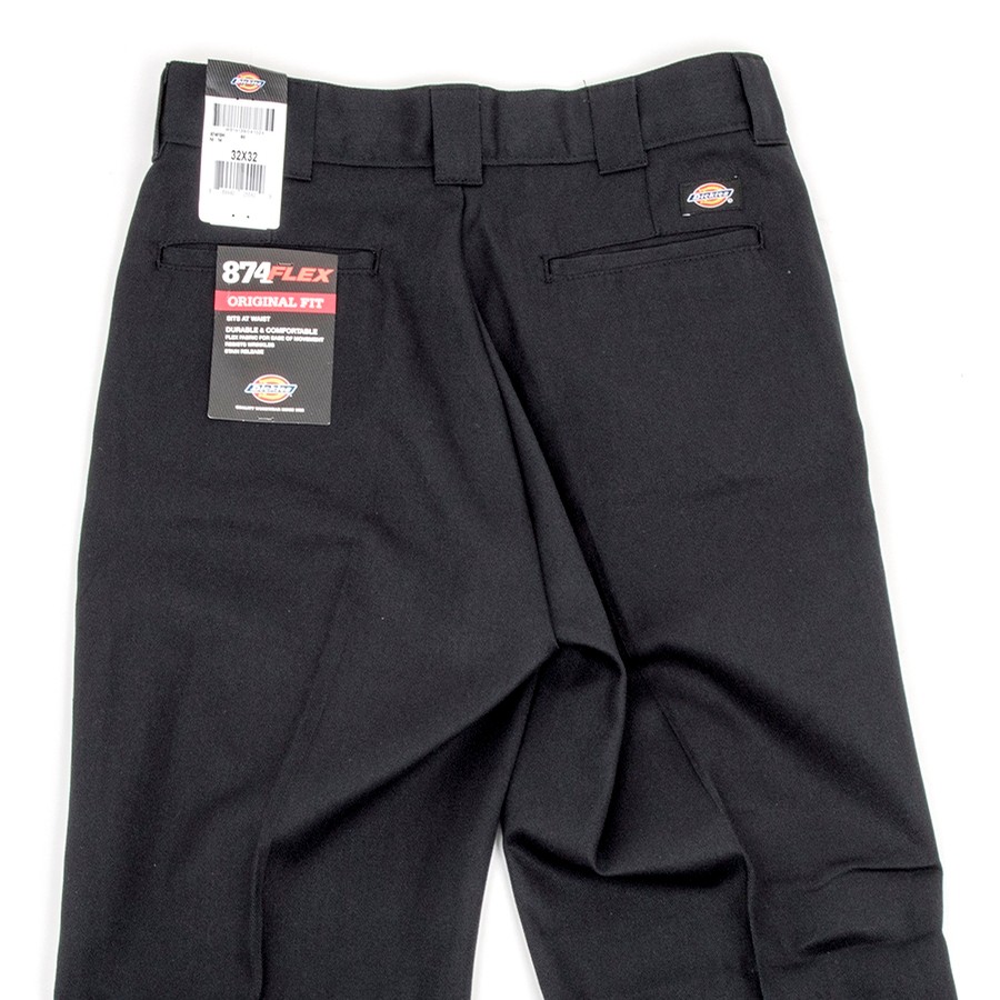 Dickies 874 Flex Original Fit Pant (Black) Pants at Uprise