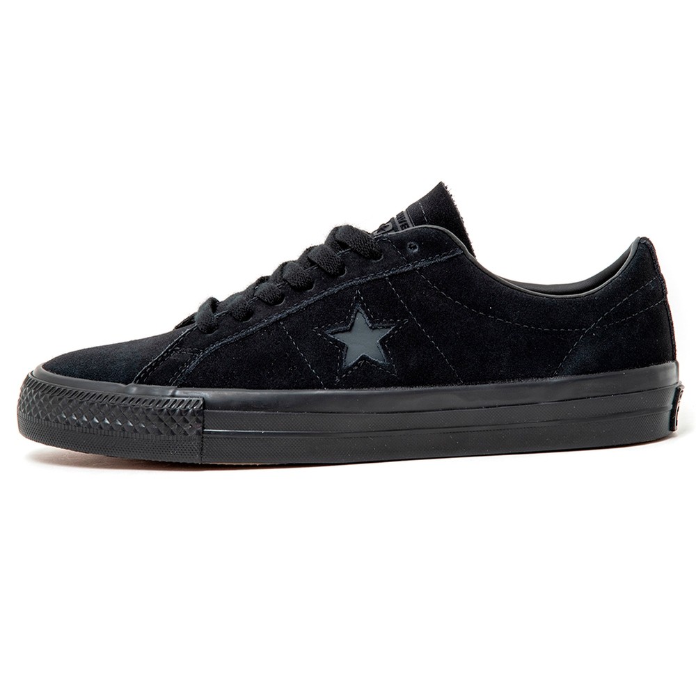 Converse One Star Pro Ox (Black / Black / Black) Men's at Uprise