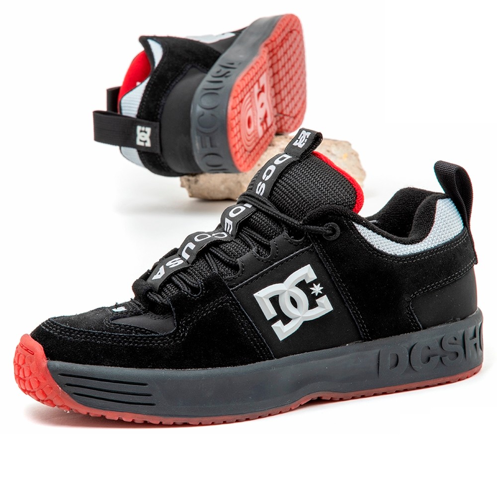 DC Shoe Co. Lynx OG (Black /Dk Grey / Athletic Red) Men�s