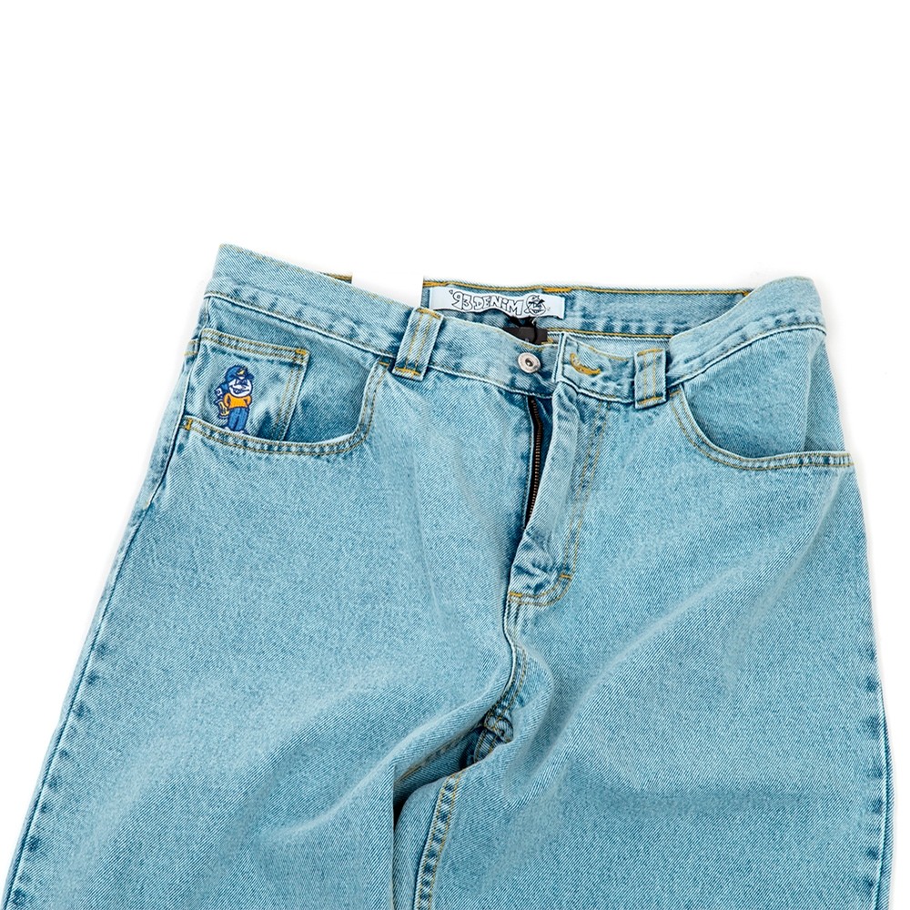 Polar Skate Co 93 Denim (Light Blue) Pants at Uprise