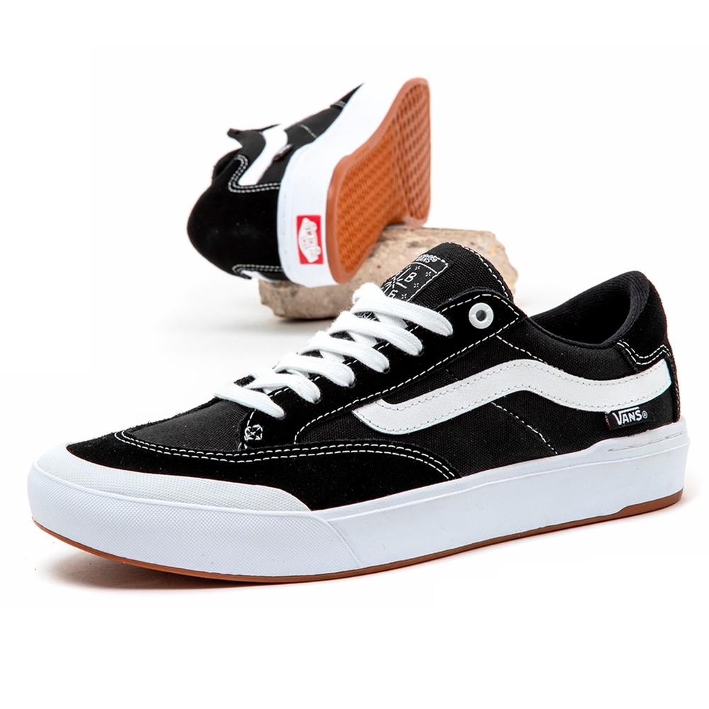Vans Berle Pro (Black / True White) VBU Men's Shoes at Uprise