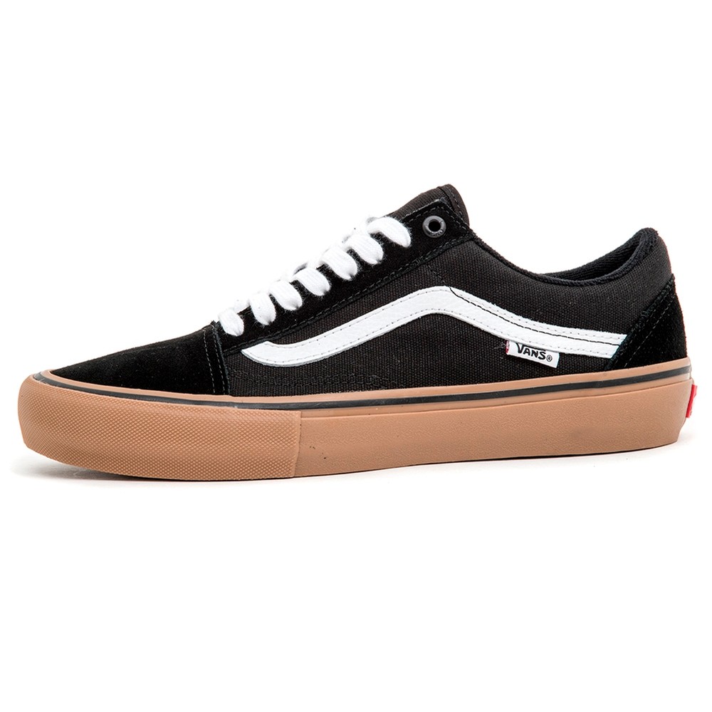 vans old skool pro white gum