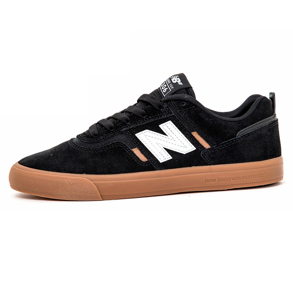new balance numeric black gum