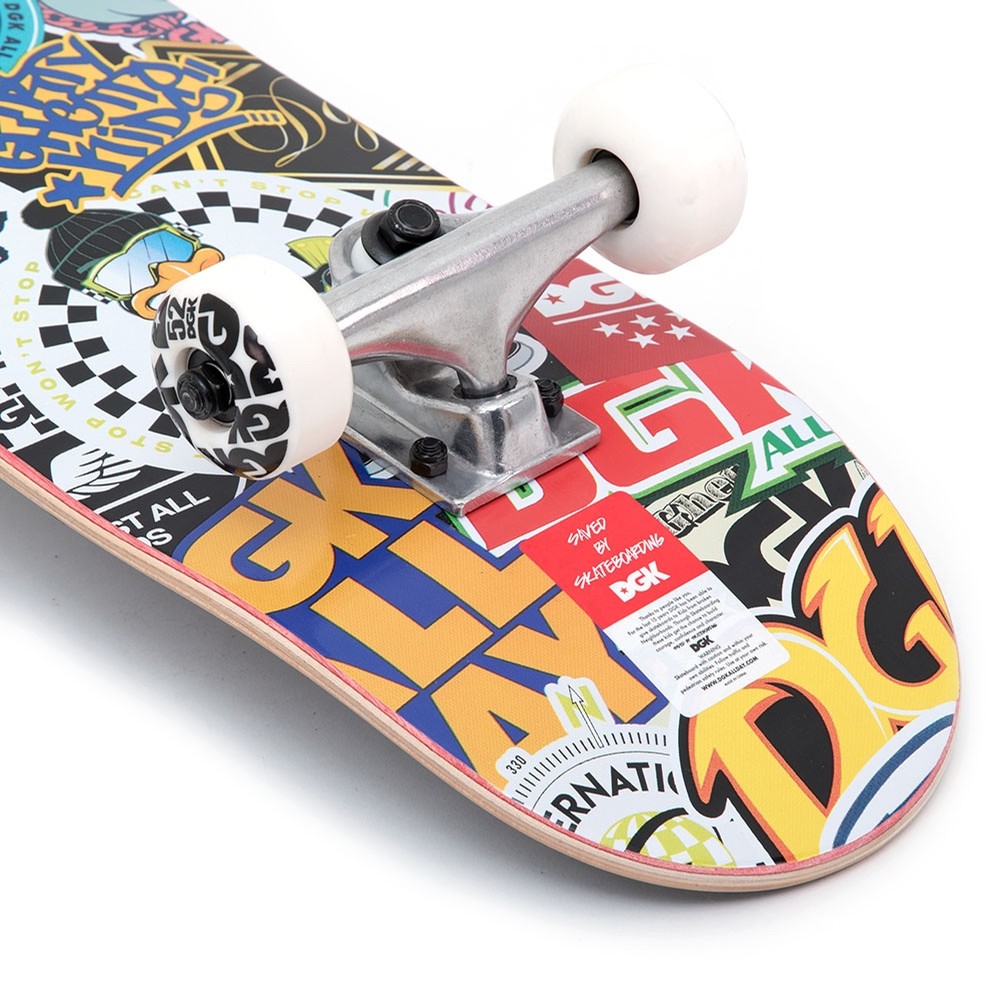 DGK Covered Mini Complete Skateboard (7.25) Completes at Uprise