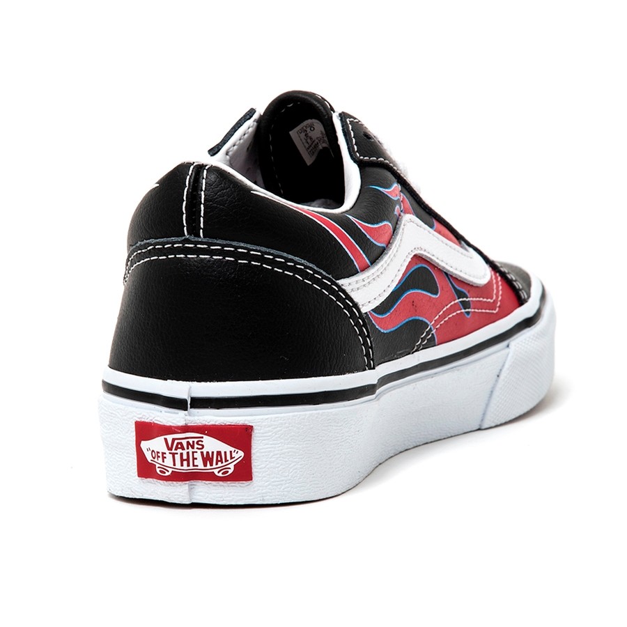 vans old skool moto flame