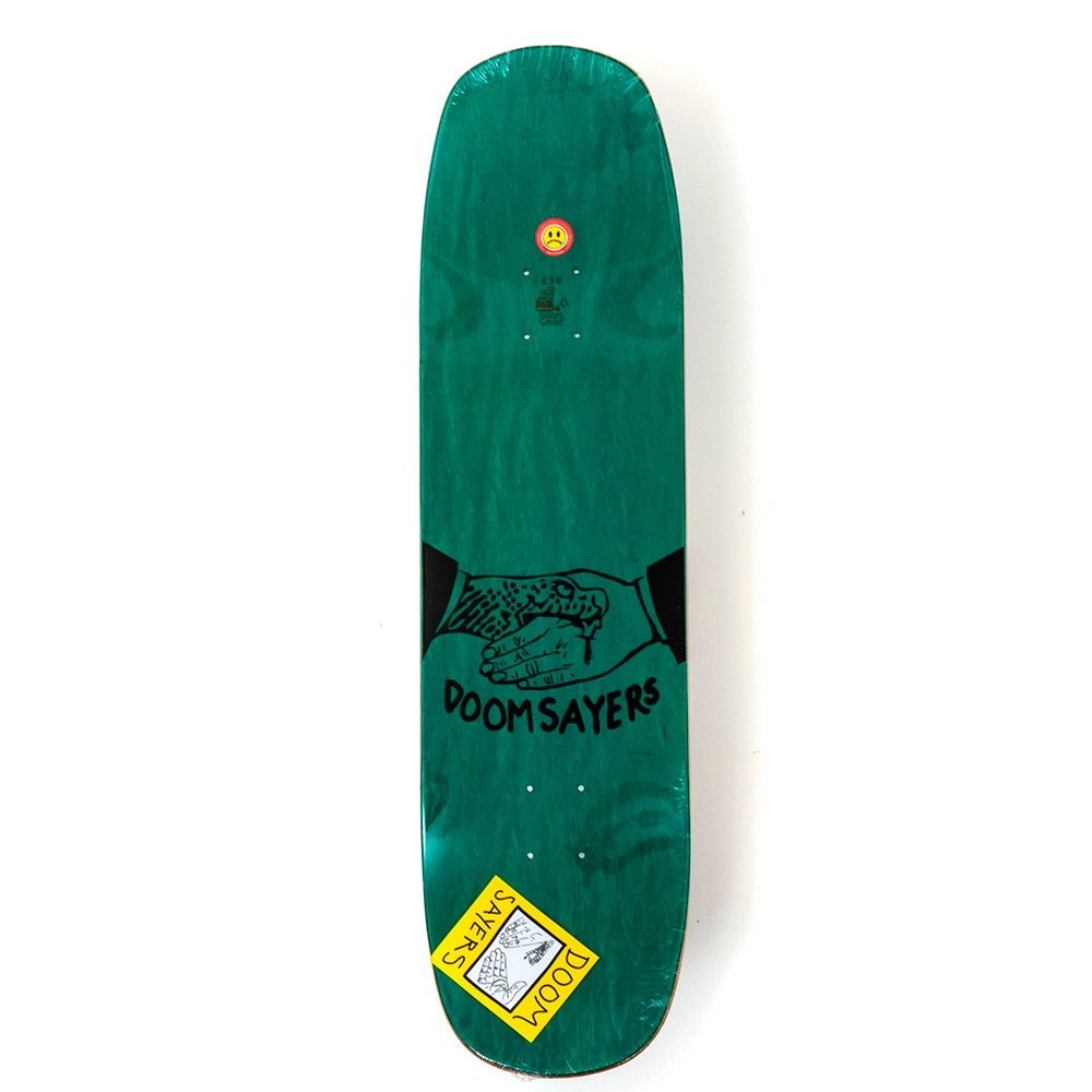 Doom Sayers Corp Guy Double Shovel Deck 8.5 (Light Blue Stain) Boards