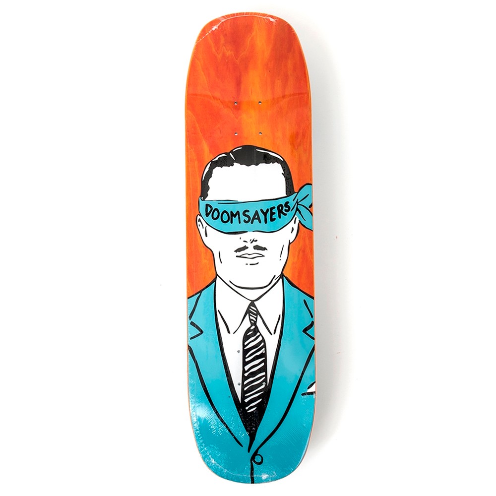 Doom Sayers Corp Guy Double Shovel Deck 8.5 (Orange Stain) Boards at Uprise