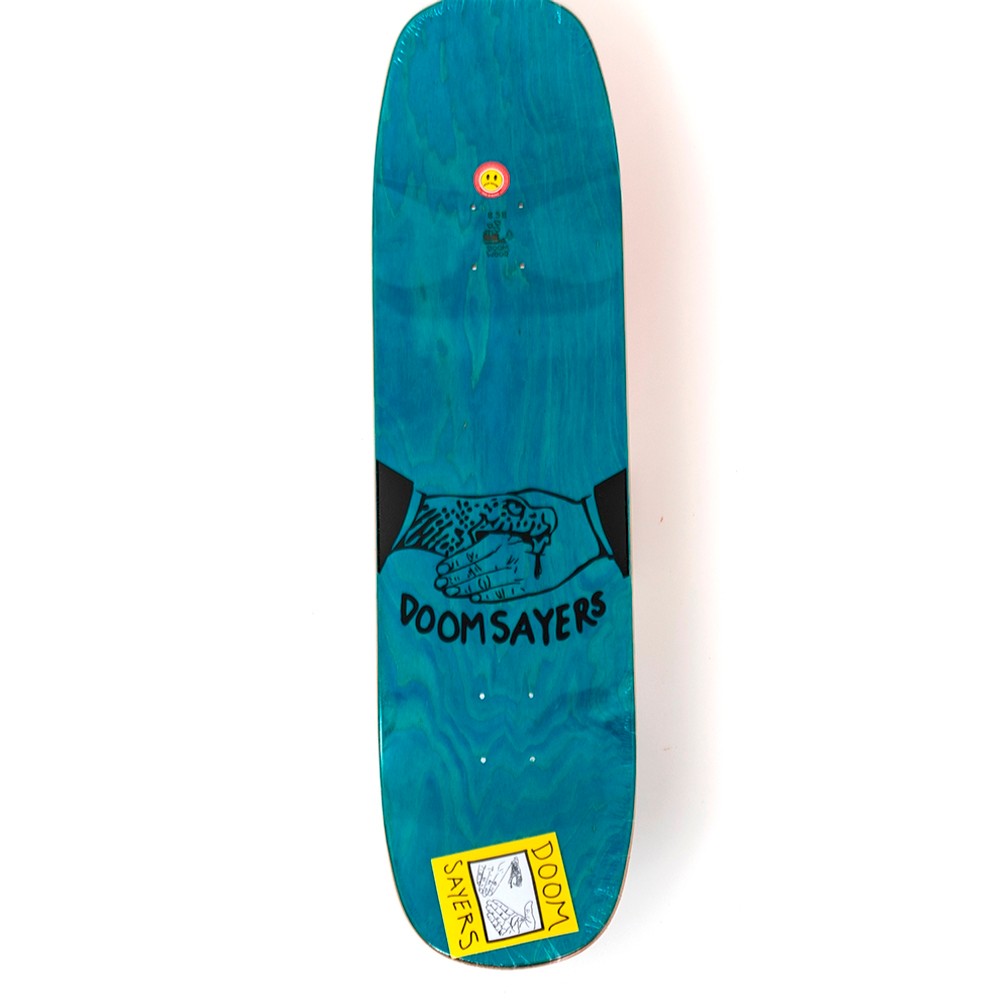 Doom Sayers Corp Guy Double Shovel Deck 8.5 (Orange Stain) Boards at Uprise
