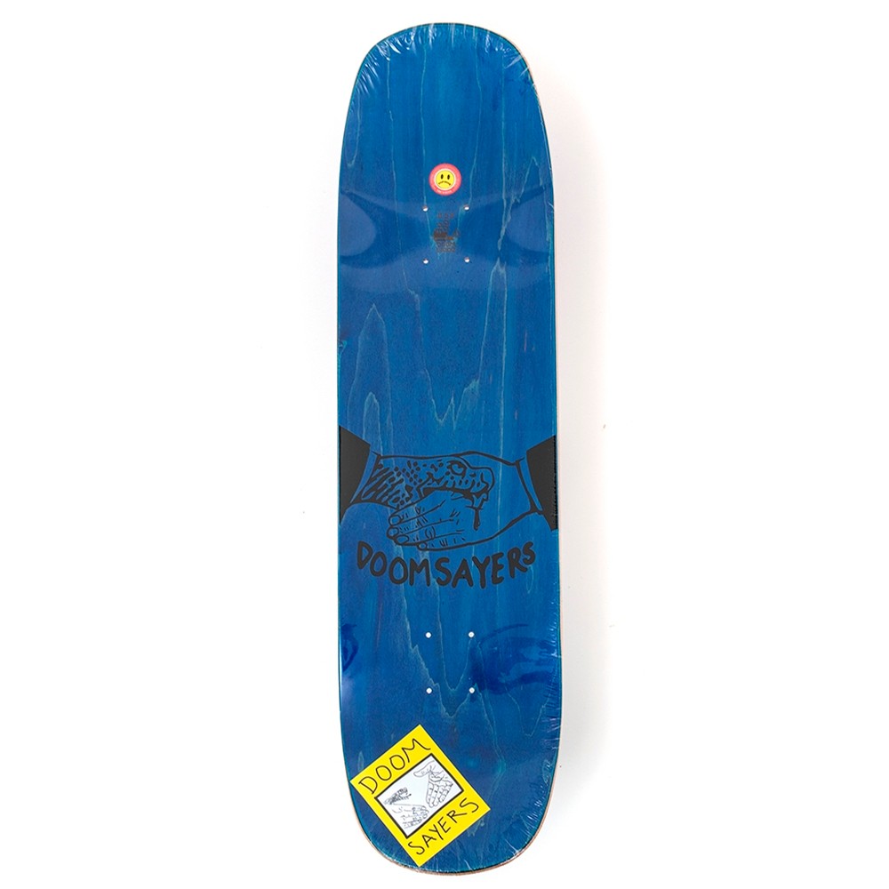 Doom Sayers Corp Guy Double Shovel Deck 8.5 (Purple Stain) Boards at Uprise