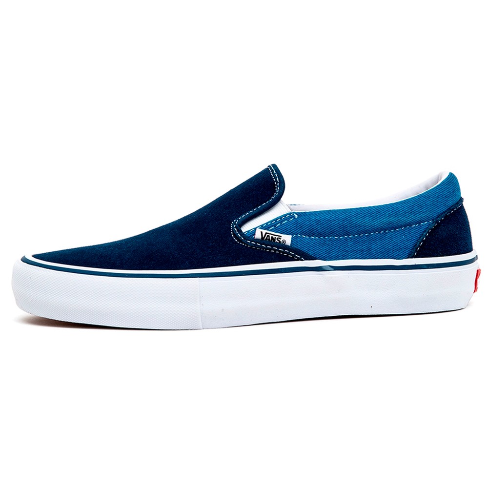 Vans Slip-On Pro (Twill) Gibraltar Sea / Turkish Tile VBU Men's Shoes ...