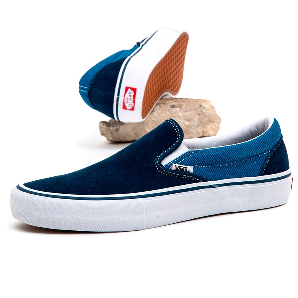 vans twill slip on pro