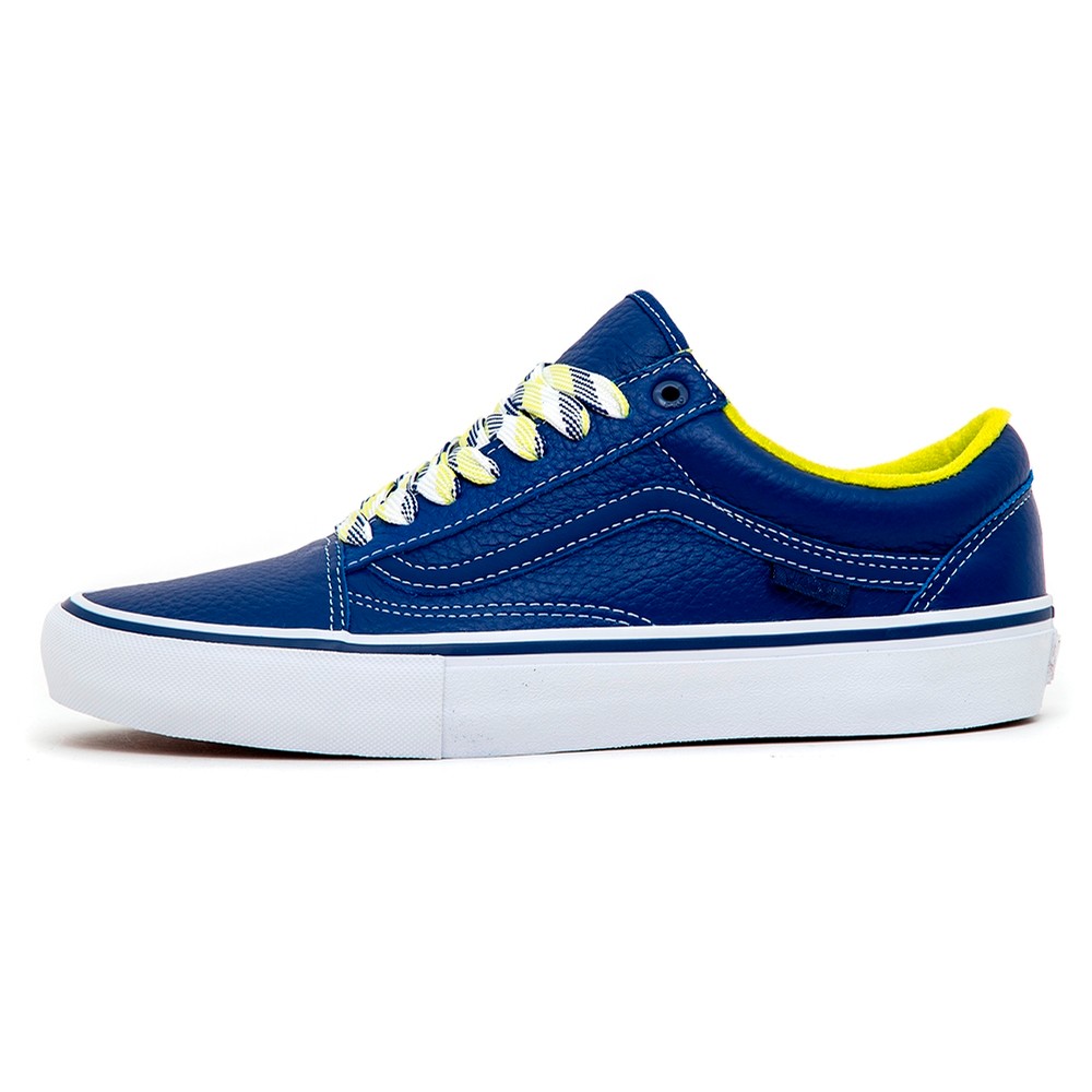 royal blue and yellow vans