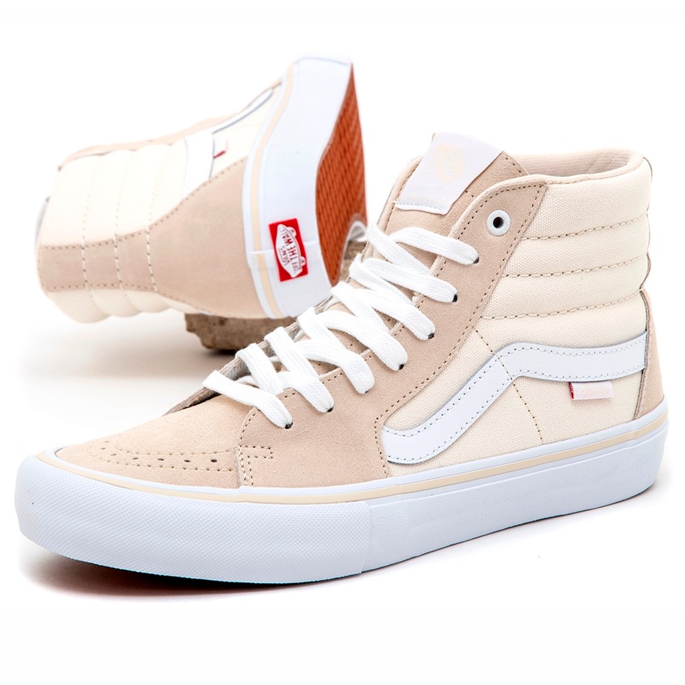 Vans Sk8-Hi Pro (Marshmallow / White) VBU Shoes Men's Shoes at Uprise