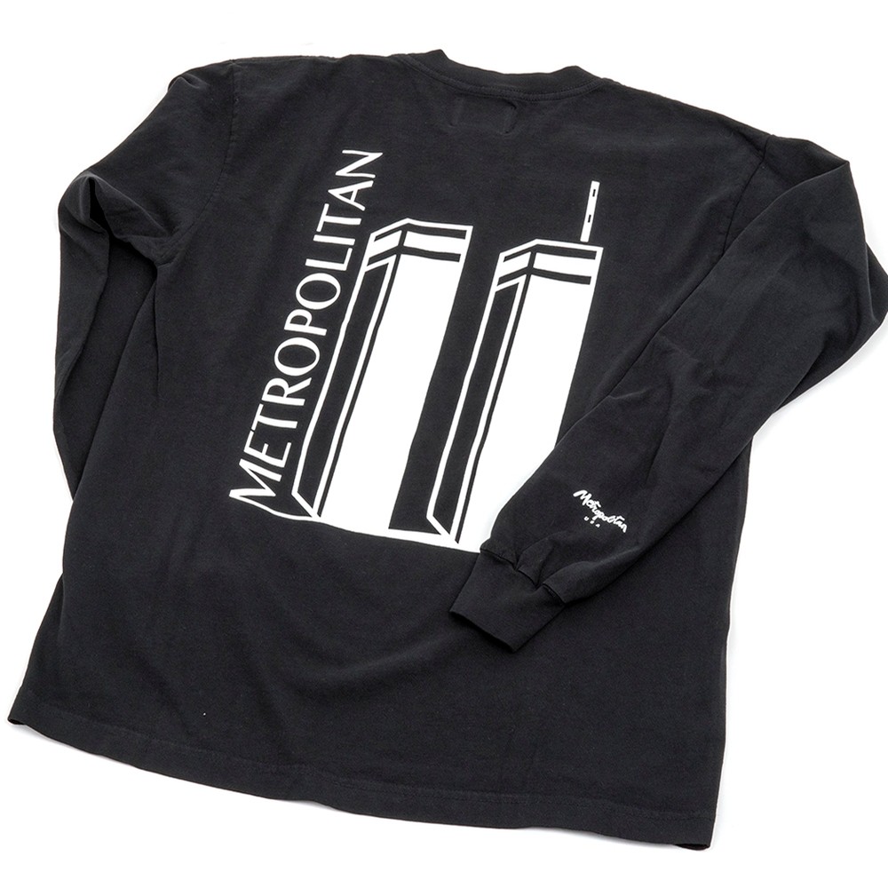 Towers Longsleeve T-Shirt (Black) (P)